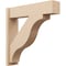 Ekena Millwork 8-in W x 34-in D x 34-in H Funston Block Rough Cedar Woodgrain TimberThane Outlooker, Primed Tan OUTUR080X34X34FST44RCPR - alternate 1